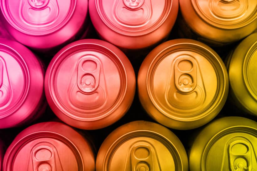 image of energy drink cans